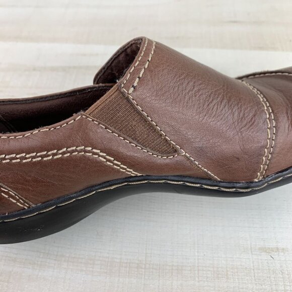Clarks Bendables Brown Loafers - Picture 11 of 11